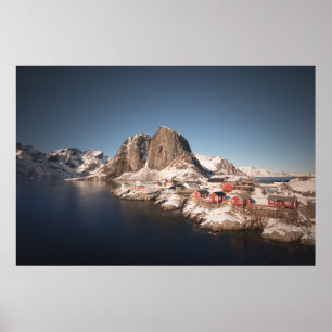 Affiche Iles Lofoten Norvège