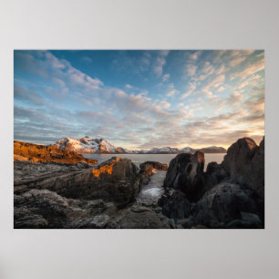 Affiche Iles Lofoten Norvège