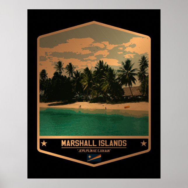 Affiche Îles Marshall (Devant)