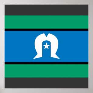 Affiche îles torresdétroit, Australie