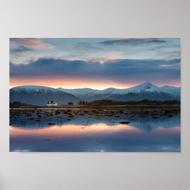 Affiche Îles Vesteralen Norvège (Devant)