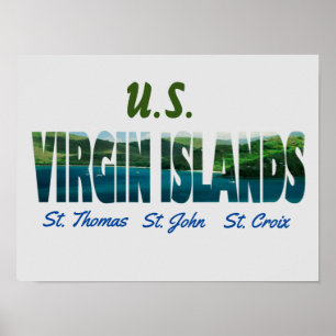 Affiche Îles Vierges américaines