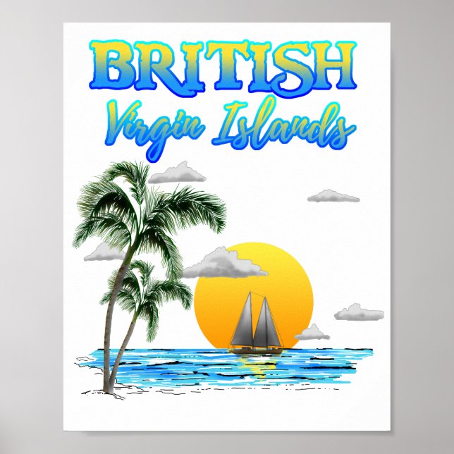 Affiche Îles Vierges britanniques (Devant)