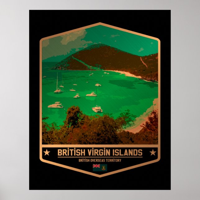 Affiche Îles Vierges britanniques (Devant)