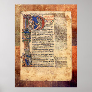 Affiche Illumination des épîtres de la Renaissance de St