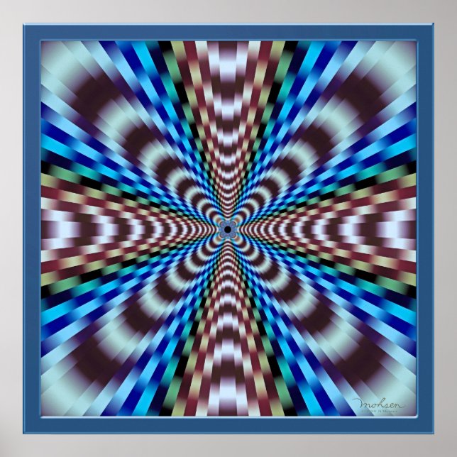 Affiche Illusion de vibration (Devant)