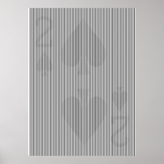 Affiche Illusion des lignes (2 bandes)
