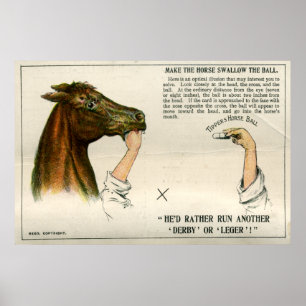 Affiche Illusion optique, 1896