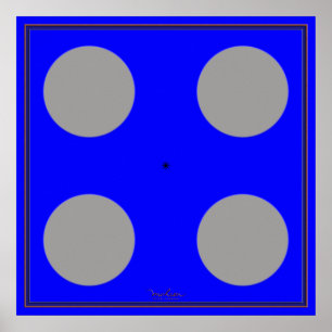 Affiche Illusion optique Brown de rotation