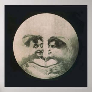 Affiche Illusion optique de la lune