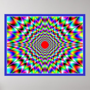 Affiche Illusion optique d'éruption chromosphérique
