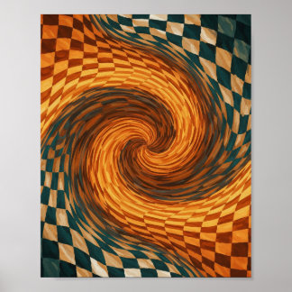 Affiche Illusion optique dynamique