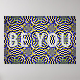 Affiche Illusion Optique Soyez vous