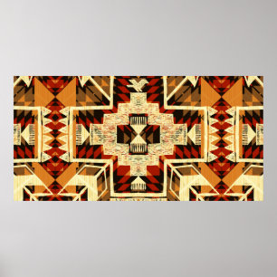 Affiche Illustration abstraite dessinée à la main