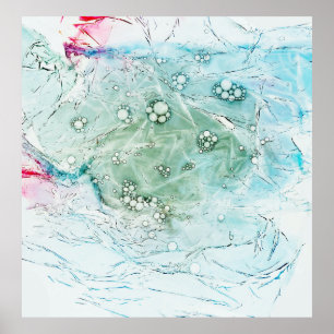 Affiche Illustration abstraite multicolore