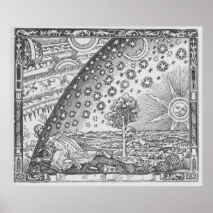 Affiche Illustration alchimique vintage