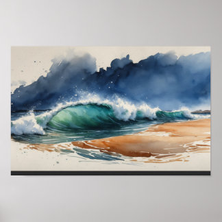 Affiche Illustration aquarelle Art#4