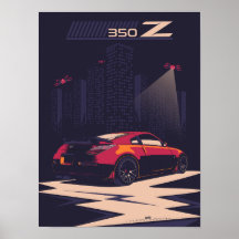 illustration artistique de la voiture 350Z