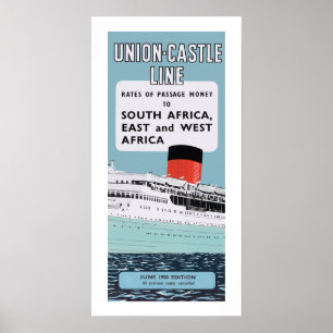 Affiche Illustration au trait château des syndicats