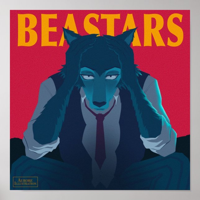 Affiche Illustration Beastars Legoshi (Devant)