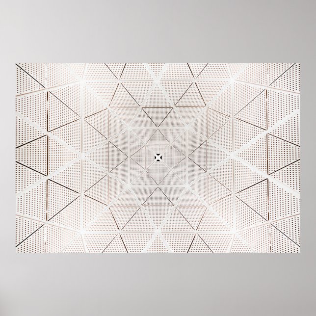 Affiche Illustration blanche et noire (Devant)