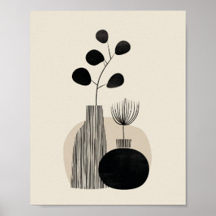 Affiche Illustration botanique abstraite