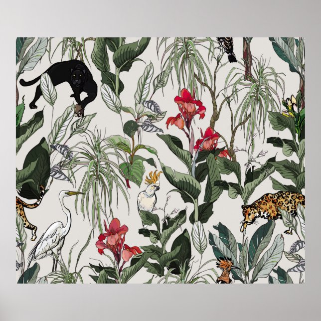 Affiche Illustration botanique tirée à la main par un Moti (Devant)