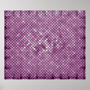 Affiche Illustration carbone arrière - plan avec un cadre 