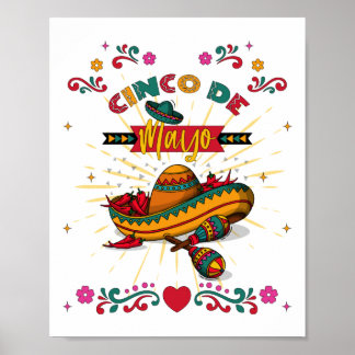 Affiche Illustration Cinco De Mayo, 2/2