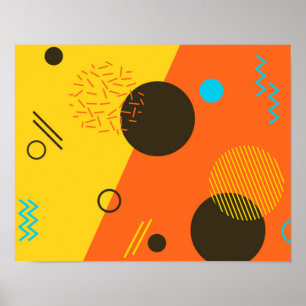 Affiche Illustration cool, moderne, tendance, urbaine de M