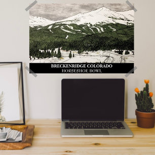 Affiche Illustration crayon/stylo Breckenridge Colorado