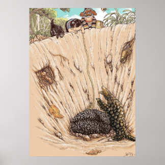Affiche Illustration de champignon truffe — Yunnan livre d