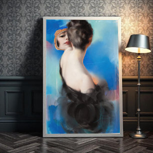 Affiche Illustration de couverture du dimanche américain,