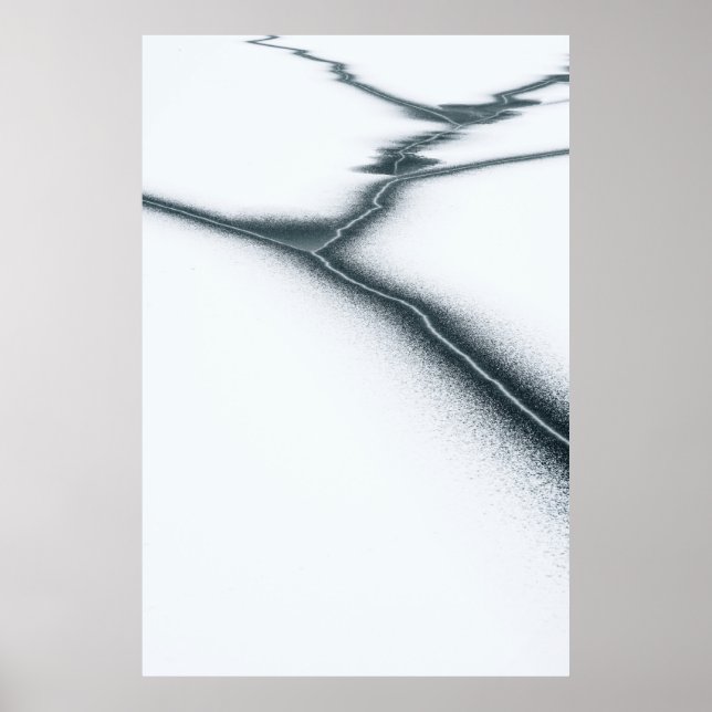 Affiche Illustration de dessin blanc et noir (Devant)