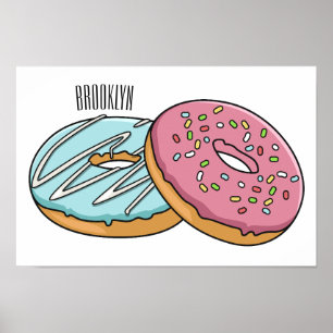 Affiche Illustration de Donut