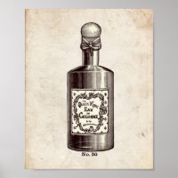 Illustration de la bouteille de parfum victorienne