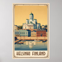 Illustration de la cathédrale vintage d'Helsinki e
