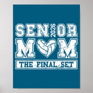 Affiche Illustration de la classe de maman senior de volle