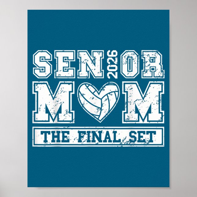 Affiche Illustration de la classe de maman senior de volle (Devant)