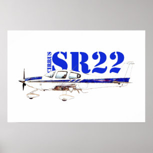 Affiche Illustration de la conception de l'avion léger Cir