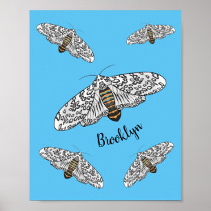 Affiche Illustration de la papine géante léopard