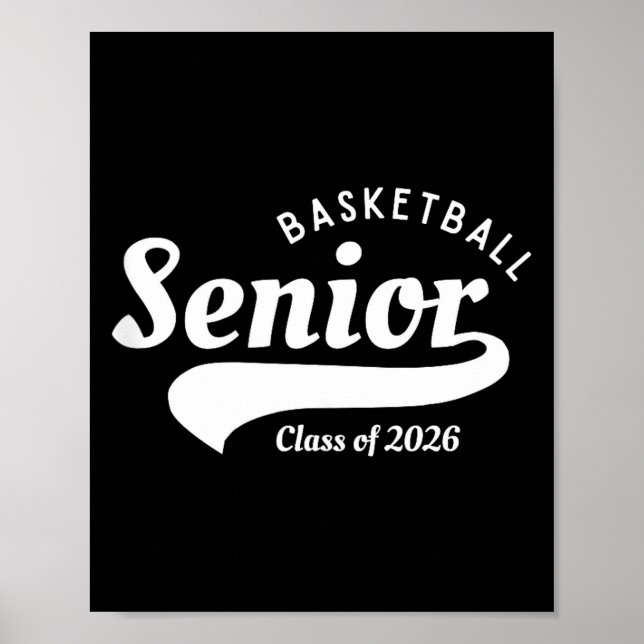 Affiche Illustration de la soirée des seniors de basketbal (Devant)
