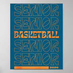 Affiche Illustration de la soirée des seniors de basketbal