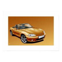 Illustration de l'affiche Mazda MX5 mk2
