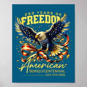 Affiche Illustration de l'aigle américain de la liberté 25