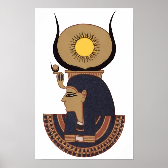 Affiche Illustration de l'ancien dieu égyptien Osiris SMAL (Devant)