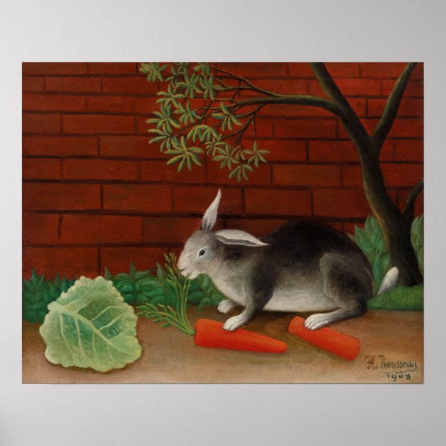 Affiche Illustration de lapin (Devant)