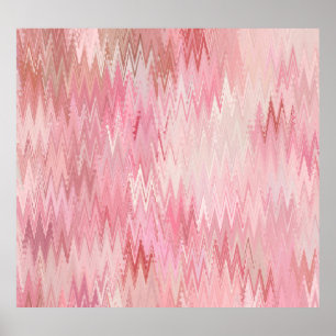 Affiche Illustration de l'Arrière - plan en mosaïque rose