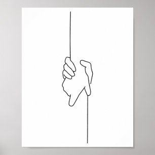 Affiche Illustration de l'entraide