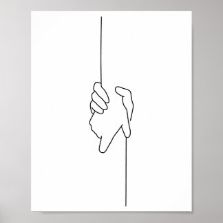 Affiche Illustration de l'entraide